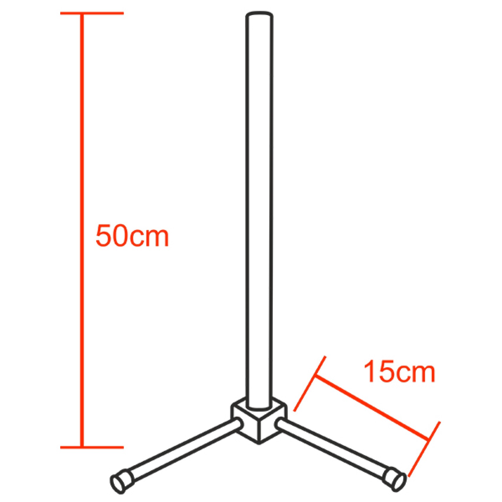 Μοντέρνο Minimal Επιτραπέζιο Μαύρο Φωτιστικό 50cm LED 8 Watt με Ασύρματο Χειριστήριο Αφής 2.4G RF & Dimmer CCT - Ψυχρό - Ημέρας - Θερμό GloboStar ALIEN Design GLOBO-50-10