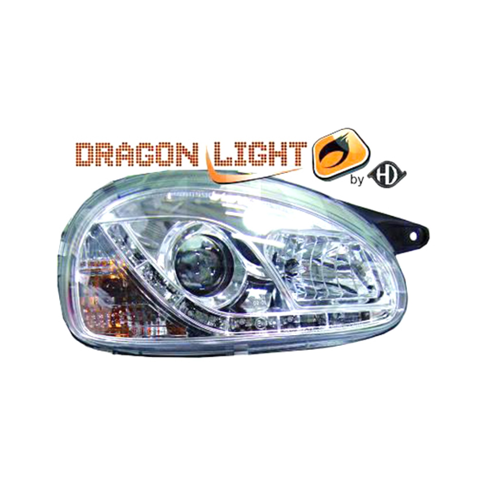 OPEL CORSA B 3/5D 2.93-10.00 DRAGONLIGHT LED CHROME