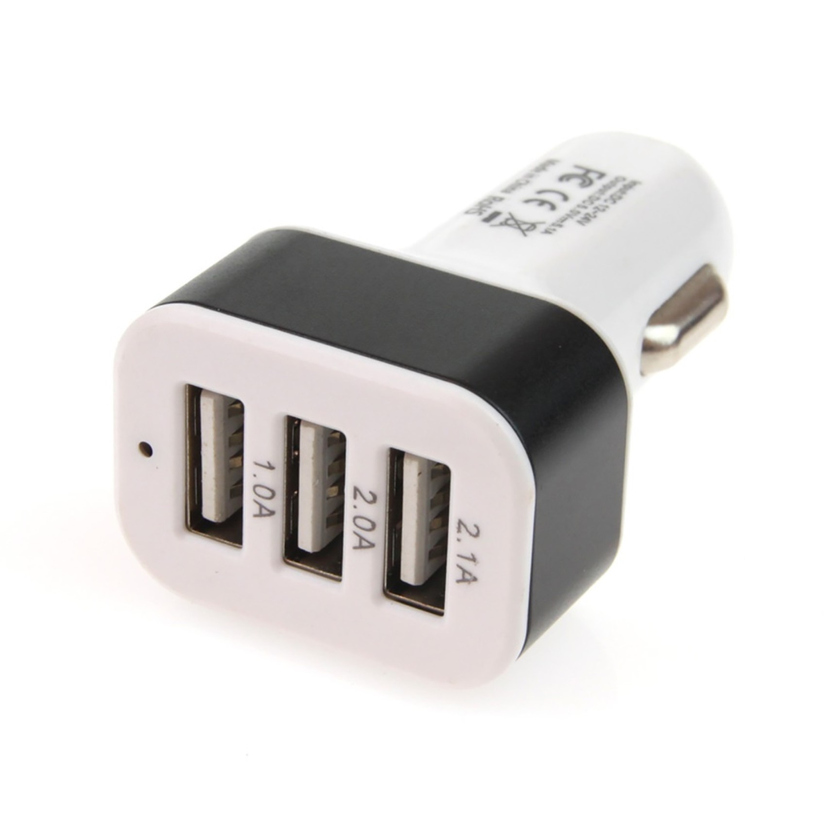 ΦΟΡΤΙΣΤΗΣ ΑΝΑΠΤΗΡΑ ΜΕ 3 ΘΥΡΕΣ USB 12/24V 5100mA (1Α, 2Α, 2.1Α) AMiO - 1 ΤΕΜ.