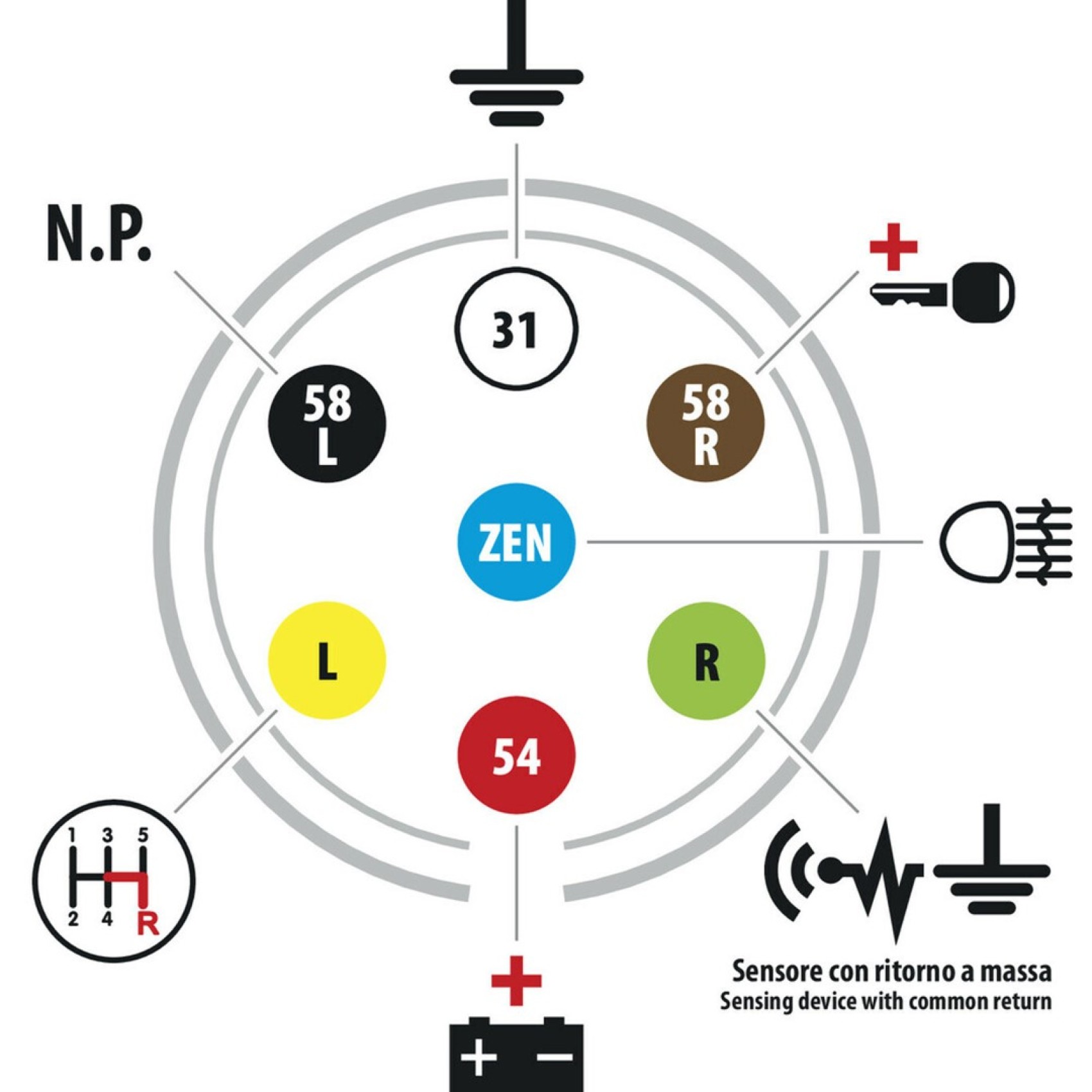 ΠΡΙΖΑ ΚΟΤΣΑΔΟΡΟΥ ΠΛΑΣΤΙΚΗ ΑΣΗΜΙ 24S 24V 7PIN ISO 3731 ΘΗΛΥΚΗ