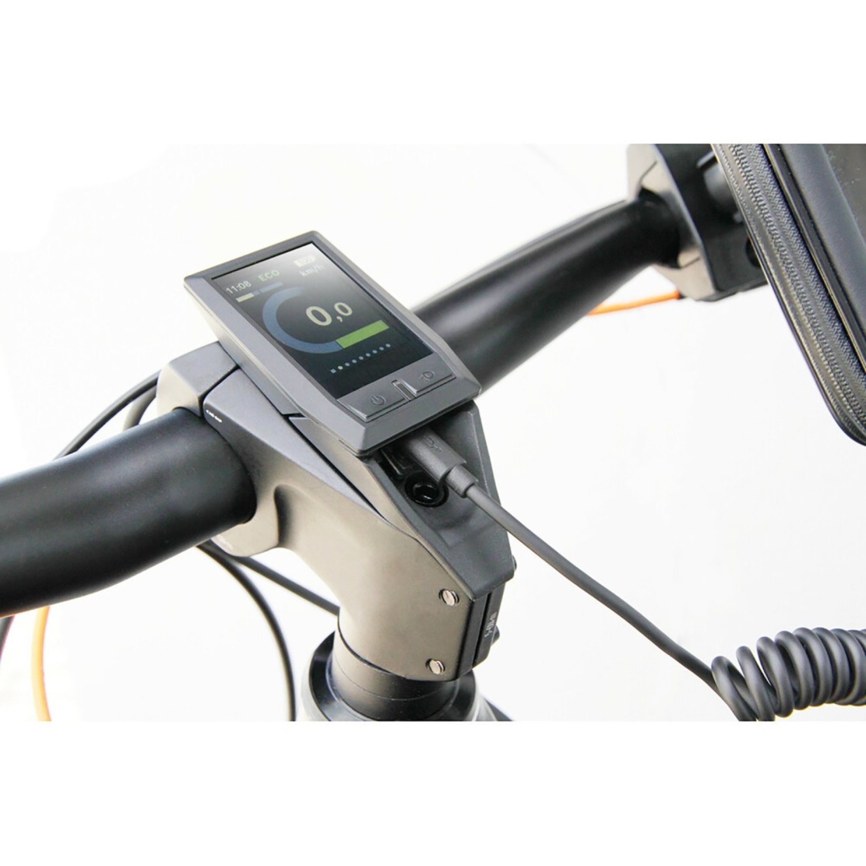 ΚΑΛΩΔΙΟ ΦΟΡΤΙΣΗΣ ΚΙΝΗΤΟΥ E-BIKE SPRING MICRO USB- MICRO USB ΣΠΙΡΑΛ 25-100cm