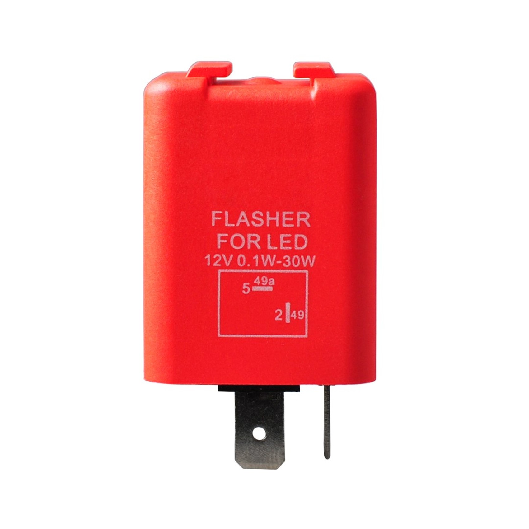 LED FLASHER (ΦΛΑΣΙΕΡΑ) 2 ΕΠΑΦΩΝ (L -) 30x30x30mm M-TECH - 1ΤΕΜ.