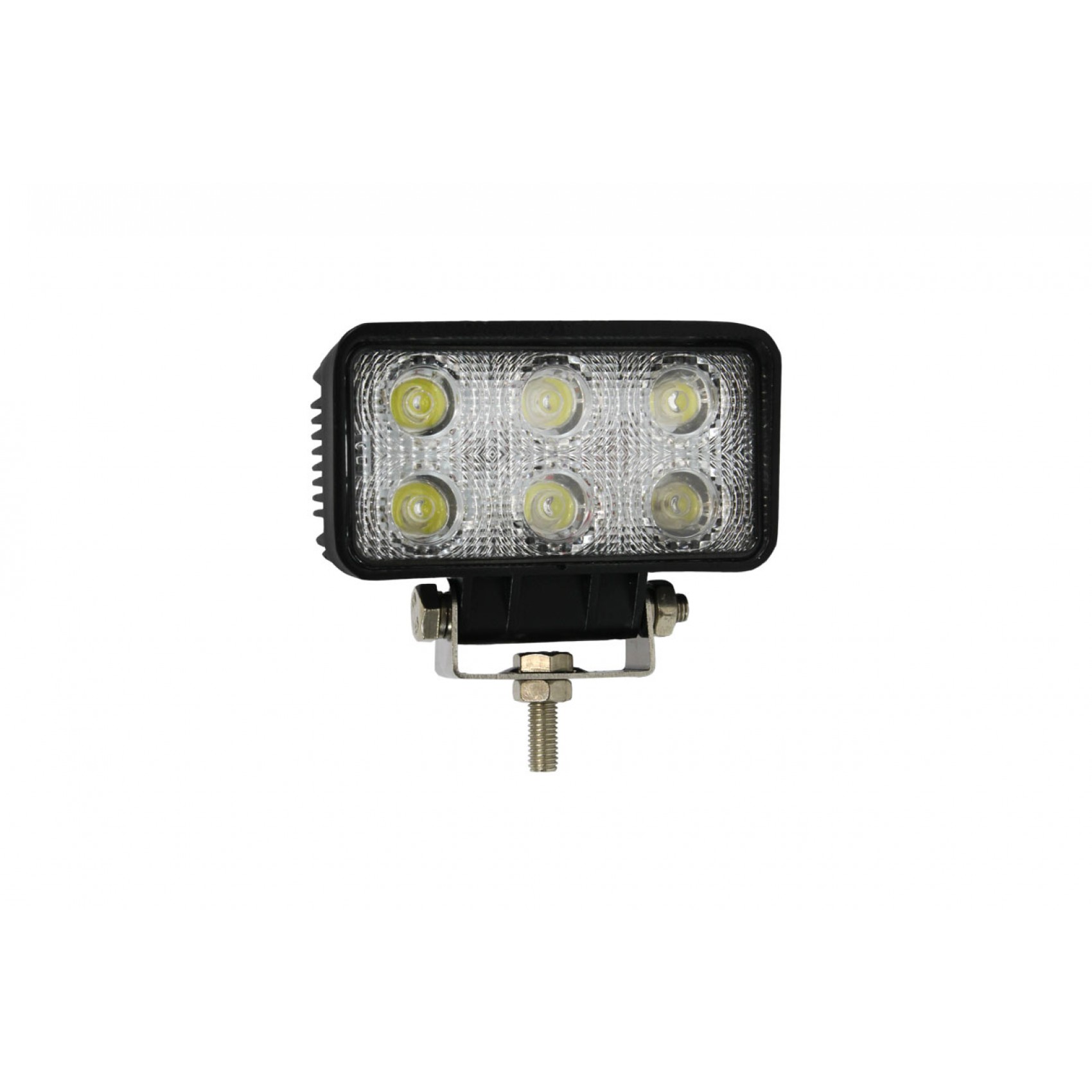 προβολεας εργασιας working lamp 6led 12-60v 18w 6000k 111x61x55mm awl02 amio