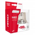 H4 12V 60/55W P43t LUMITEC SILVER ΑΛΟΓΟΝΟΥ  100%  UP TO 25m AMIO - 2 ΤΕΜ.