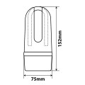 ΚΟΥΛΟΥΡΑ ΑΝΤΙΚΛΕΠΤΙΚΗ ΜΕ ΥΦΑΣΜΑ 2ΣE1 1.20CM LAMPA - 1 TEM.