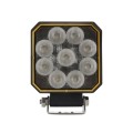 προβολεας εργασιας wl-30 10/30v 15w 1500lm 6.000k 9led combo (διαθλασησ) τετραγωνος 130x110mm lampa - 1 τεμ.