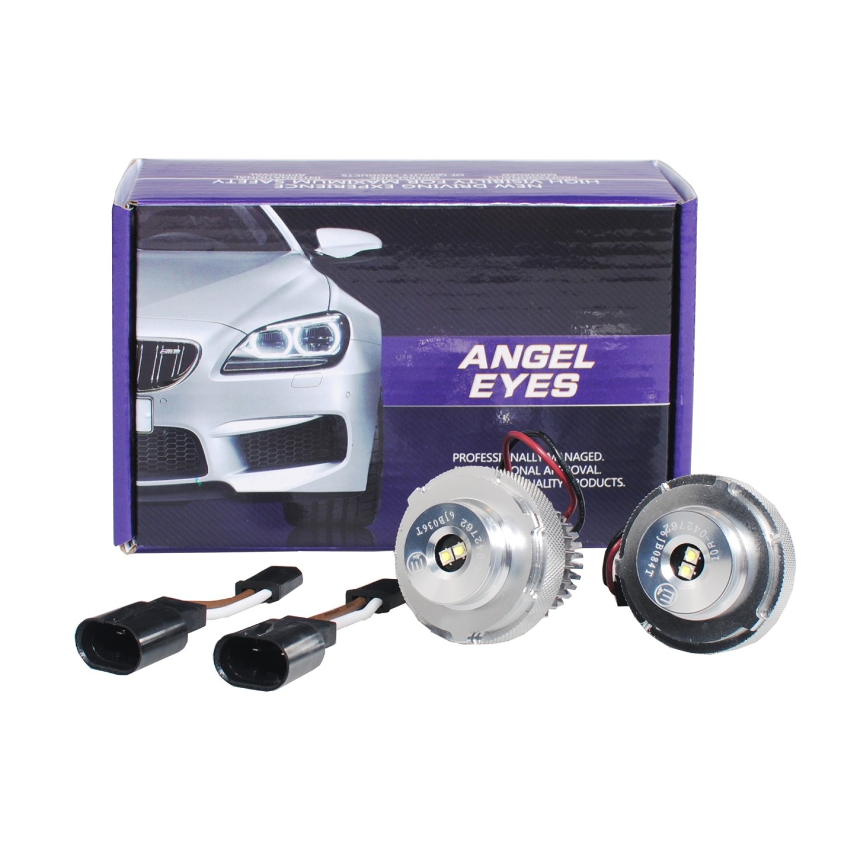 λαμπακια για angel 12v 2x20w cree λευκο φως για bmw σειρα 5 e60/e61 m-tech - 2 τεμ.