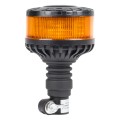 φαρος heavy duty w28p 12/24v 16led ελαστικος βιδωτος πορτοκαλι υ169mm φ110mm amio - 1 τεμ.