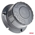 φαρος φιμε heavy duty w28b 12/24v πορτοκαλι 16led βιδωτος υ77mm φ110mm amio - 1 τεμ.