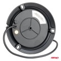 φαρος φιμε heavy duty w28b 12/24v πορτοκαλι 16led βιδωτος υ77mm φ110mm amio - 1 τεμ.